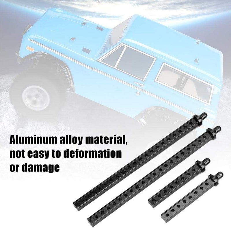 comfrt T best RC Car Shell Column, Front Rear Car Shell Column RC Spare Parts for RGT 136100 1/10 RC Car(Black) - Image 2