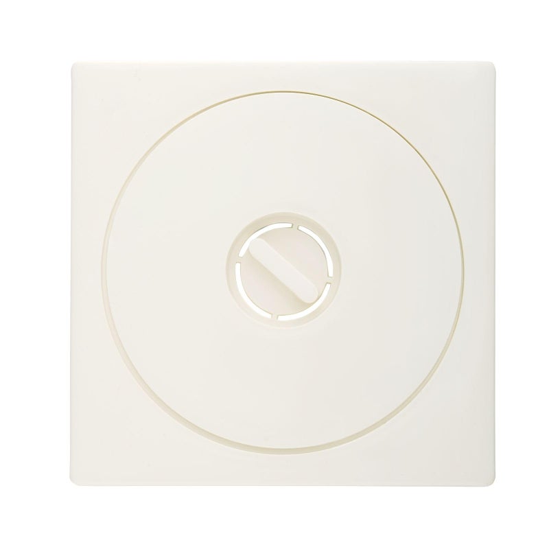 New Ware® Square 3 Pc PVC Bathroom Jali/Trap Floor Drain Water Drain Grating (Ivory Color) Size 6 * 6 Inch - Image 2