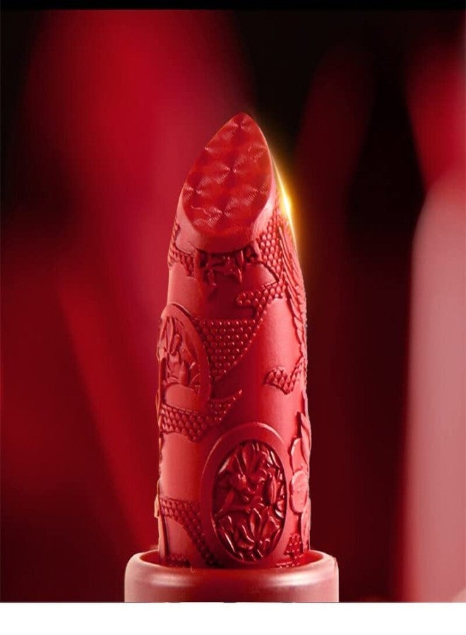 VBA Chinese Style Carved Pop Up Lipstick Long Lasting Non-Stick Matte (306) - Image 4