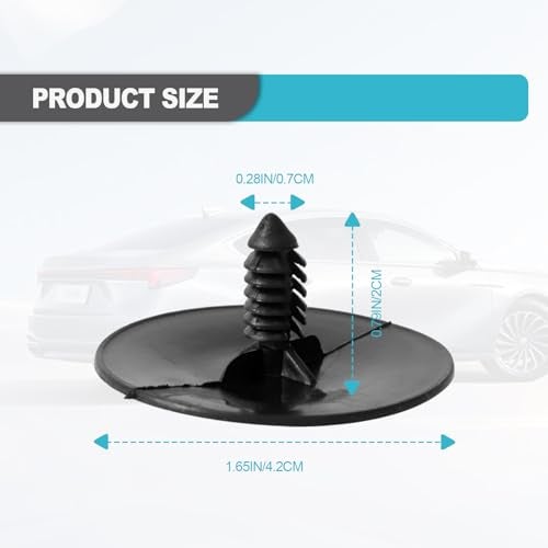 BSAMZO Hood Panel Insulation Retainers Clips Compatible with GM 3078511 3977775 Hole Size 14 30PCS - Image 3