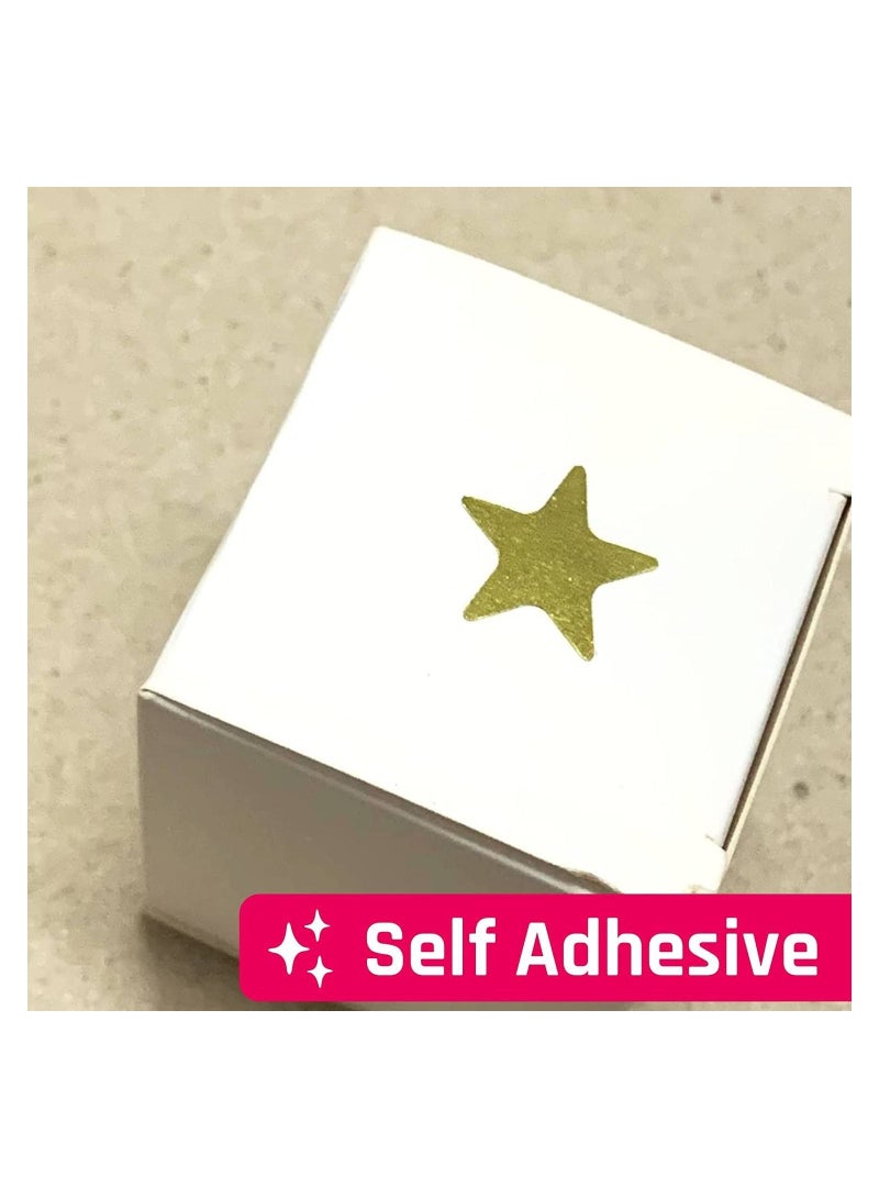 Set of Golden Stars Adhesive Stars Foil Star Design, Gold, consisting of 1000 Pieces from Up to Diet Egypt Print, 01222143812 - Image 5