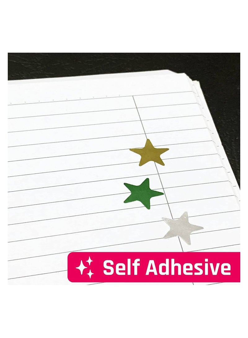 Set of Golden Stars Adhesive Stars Foil Star Design, Gold, consisting of 1000 Pieces from Up to Diet Egypt Print, 01222143812 - Image 3