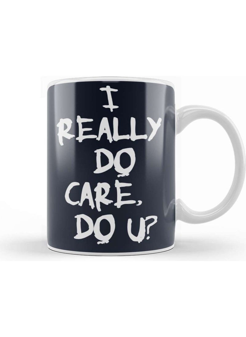 Baskı Dükkanı - Print Shop I Really Do Care Do U Melania Trump Reworked Mug Porcelain - Image 1