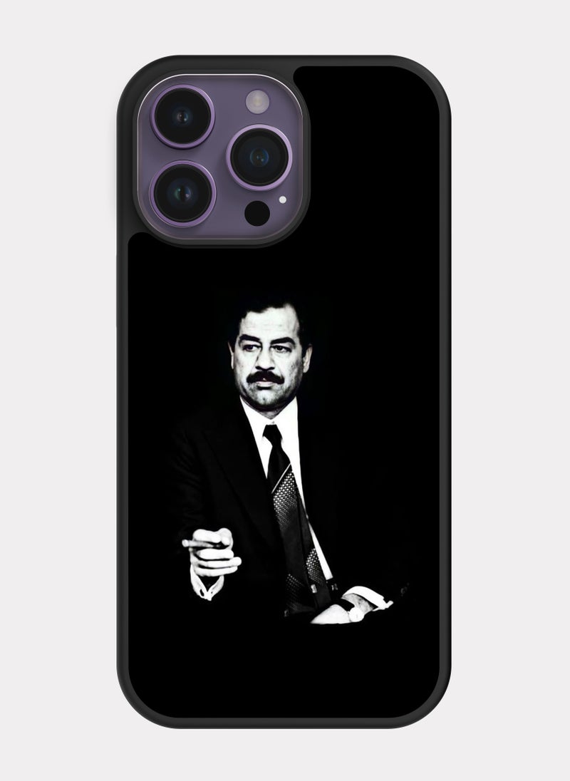 PXLAAT iPhone 14 Pro Max case cover Saddam Hussein - Image 1
