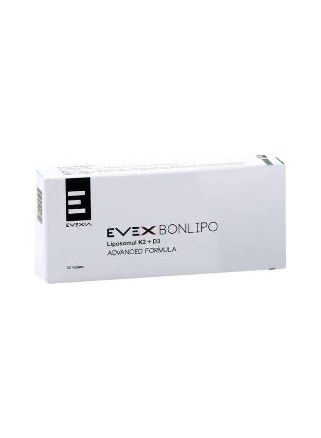 EvexBonlipo Liposomal K2+D3 Tablets, Pack of 30's