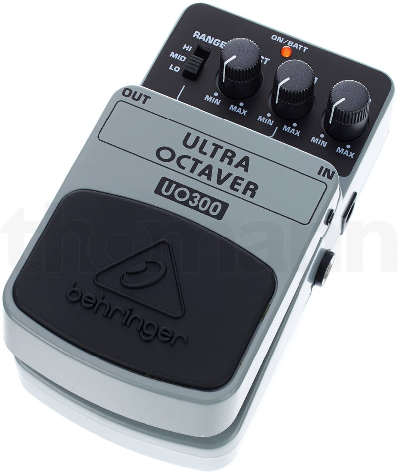 behringer بيهرينجر ألترا أوكتافير UO300 - دواسة تأثيرات أوكتاف 3 أوضاع، أسود وفضي - Image 1