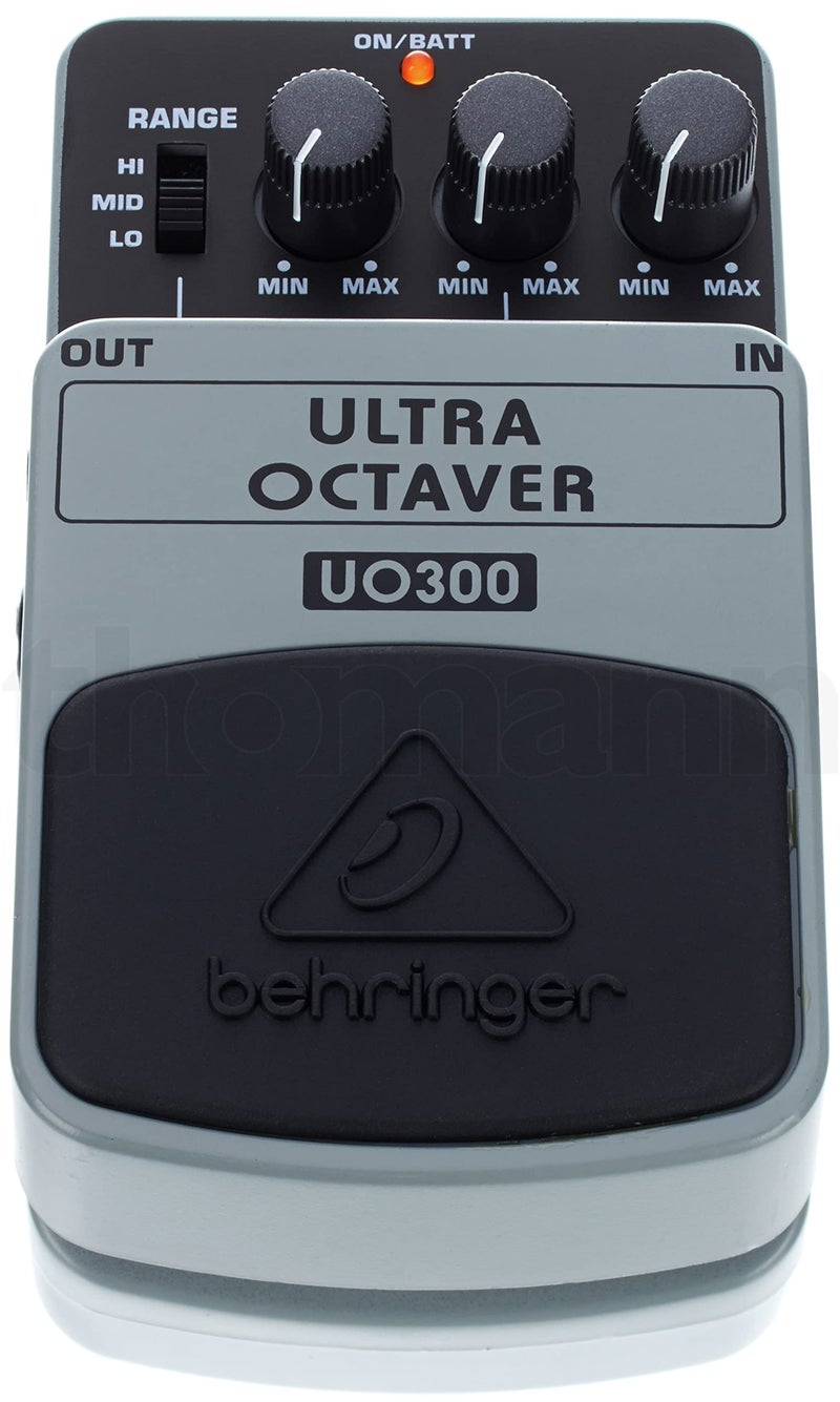 behringer بيهرينجر ألترا أوكتافير UO300 - دواسة تأثيرات أوكتاف 3 أوضاع، أسود وفضي - Image 2