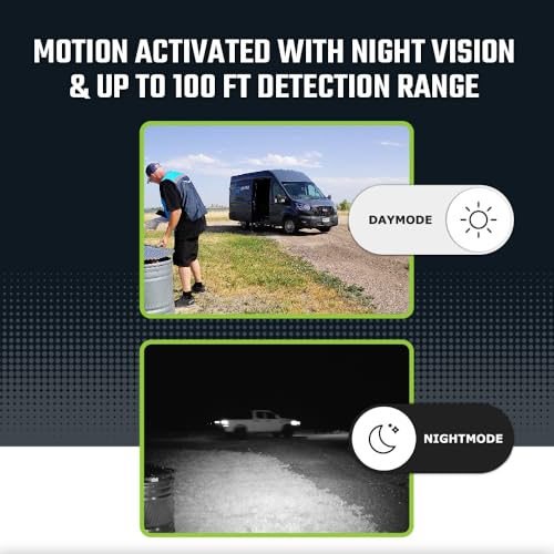 TACTACAM كاميرا الأمان الخلوية TACTACAM Defend: LTE، لا حاجة إلى واي فاي، صورة بدقة 4K + فيديو بدقة 1080p، فلاش IR بطول 100 قدم، 8GB ذاكرة داخلية + طاقة بطارية/شمسية - الأفضل لمراقبة الممتلكات الخارجية والنائية - Image 5