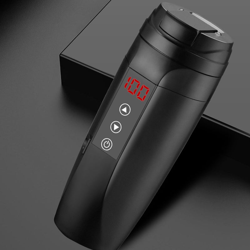 12V/24V 90W Car Heating Cup Hot Water Electric Kettle Mug Stainless Steel Bottle 450ML with 25-100℃ Temperature Control for Coffee Tea Milk - Image 5