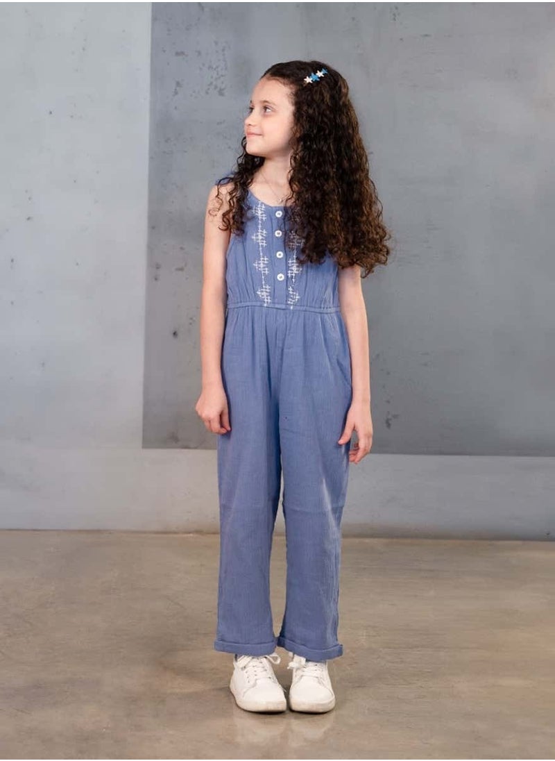 Bunai Bunai Root Collection Blue Jumpsuit JP10001  - Image 4