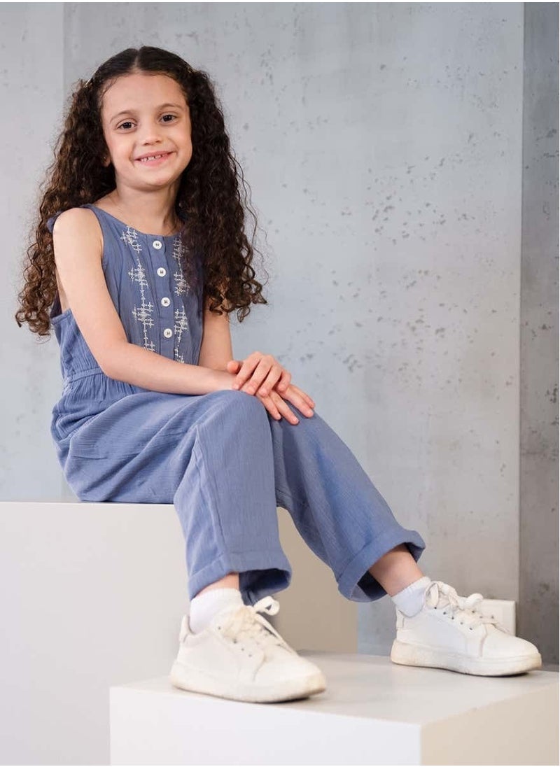 Bunai Bunai Root Collection Blue Jumpsuit JP10001  - Image 5