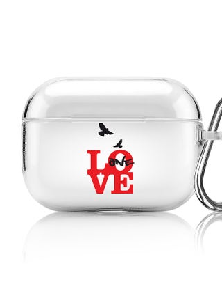 Classic Clear printed Case for Apple AirPods Pro 2nd Generation Thin Transparent Cover [Designed for Apple AirPods Pro 2nd Generation] - One Love - pzsku/ZB41FE970974D47F18F89Z/45/_/1697116358/66b4609b-6a34-483a-82ab-9d52bb37de9b