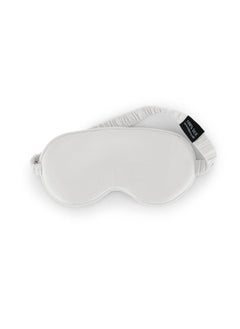 BRIGHTLY LABS Pure Mulberry Silk Eye Mask, Ultimate Sleep Aid for a Full Night's Sleep, Ultra-Soft Comfortable Sleep Mask, Elastic Strap, 22 Mum, Infused with Silver Ions, Standard, White  - Image 5