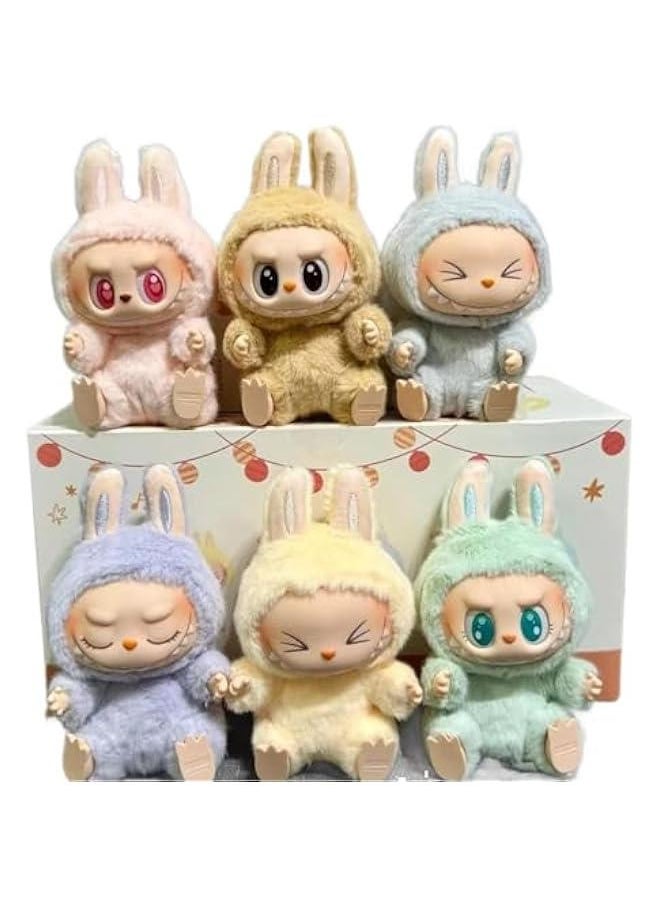 Arabest Labubu Plush Doll Backpack Keychain Hanging Decor Gift for Stress Relief  - Image 2