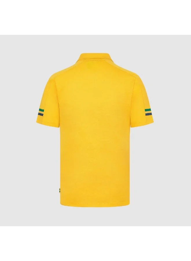 Ayrton Senna AS FW MENS STRIPE POLO