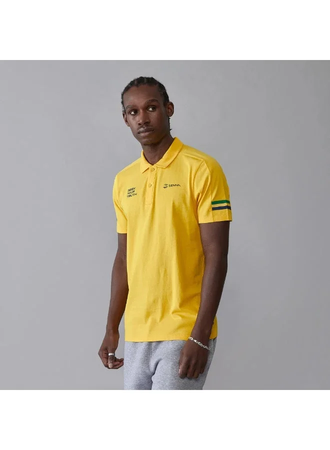 AS FW MENS STRIPE POLO