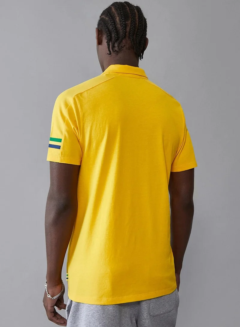 آيرتون سينا  AS FW MENS STRIPE POLO