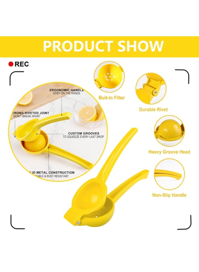 SANMUGEED Metal Juicer Lemon Squeezer, Citrus Squeezer, Professional Hand Juicer - Image 3