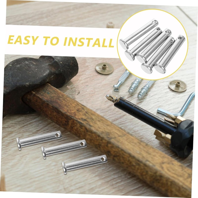 5pcs Stainless Steel Scaffolding Locking Pin Coupling Flat Head Pin - Image 5