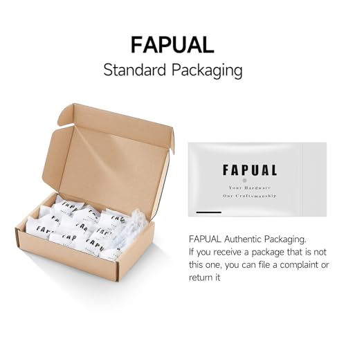 FAPUAL 10 Pack Gold Cabinet Knobs for Kitchen Cabinets and Dresser Drawers，Zinc Alloy Brushed Brass Hardware Handles Pulls，Vintage Cupboard Drawer Knob - Image 5