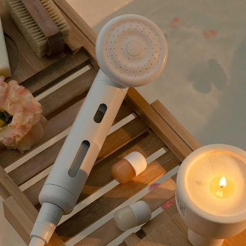 SH!FT Shower Filter for Hair and Skin Care with Natural Vitamin C Aroma Removes Chlorine and Sediment Easy 30s Installation Easy Installation Fits Most Showers - Image 2