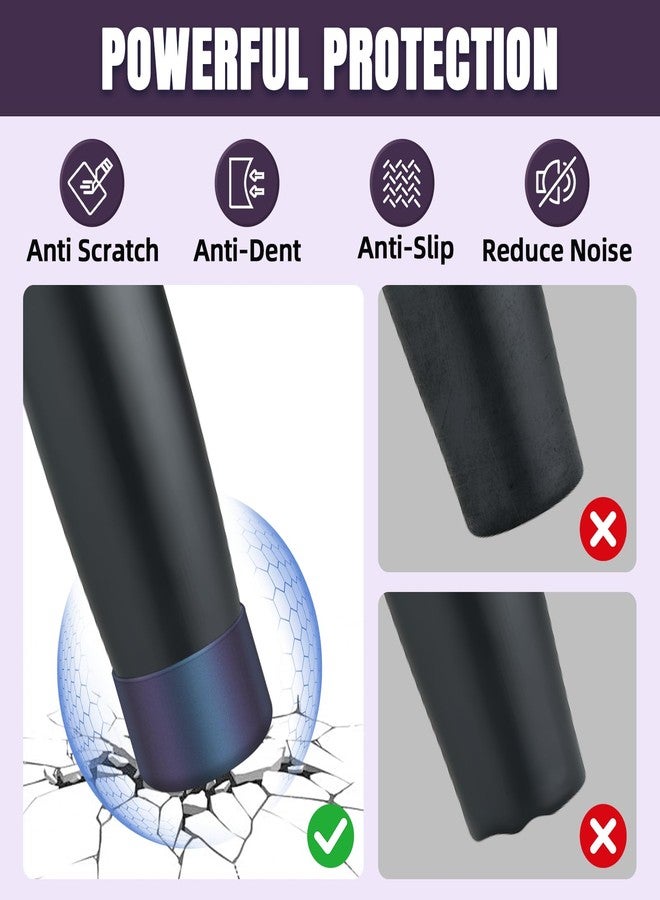 BKBY 2PCS Silicone Boot Compatible with Owala 30oz & 40oz FreeSip Sway Bottles & Tumblers, Protective Anti-Slip Bottom Cover Sleeve for Freesip Sway Tumbler (Chameleon Blue Purple) - Image 3
