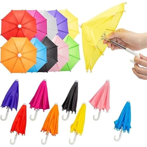 Wanna Party 5 Pack Colorful Cute Mini Umbrellas for Mehandi,Haldi Decoration Items,Photography Props Home Decoration Supplies - Image 1