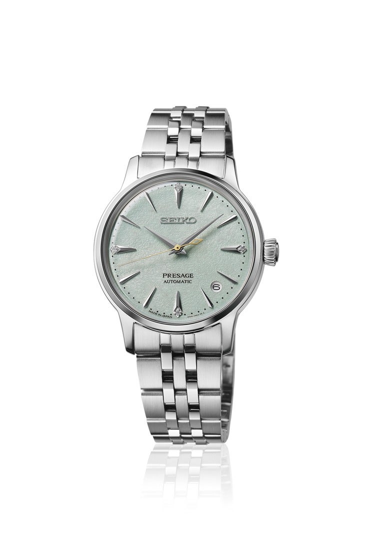 سيكو Seiko Presage Frozen Mojito Diamond Cocktail Time 34mm - Image 2