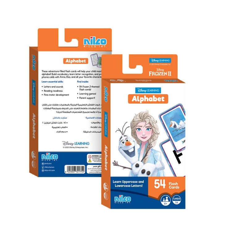 Nilco Frozen Alphabet Flash Cards Game - 321754