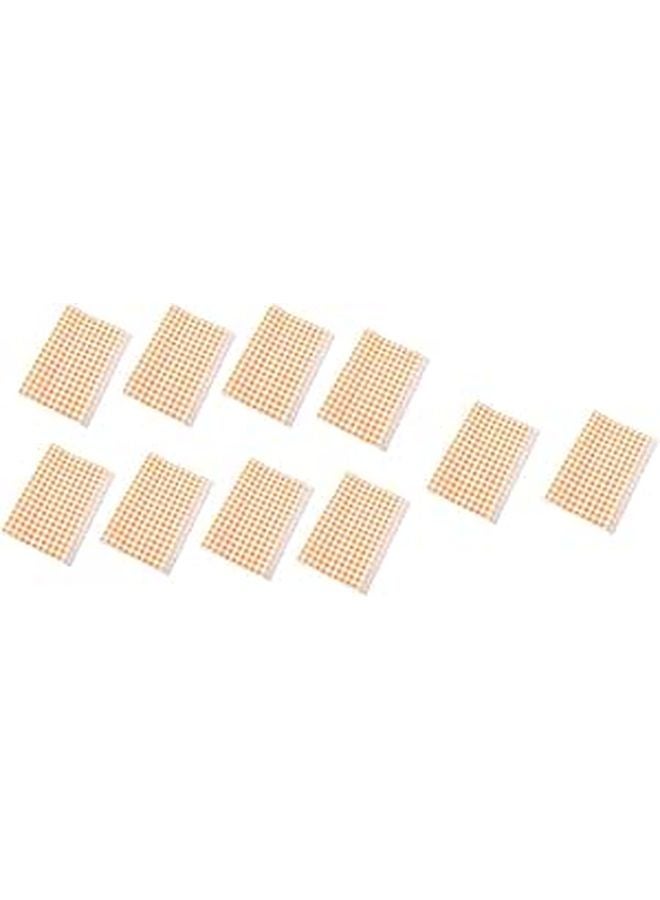 Disposable Baking Paper Sheets 50pcs Orange Checkered Non Stick Oil Proof Parchment - Image 1