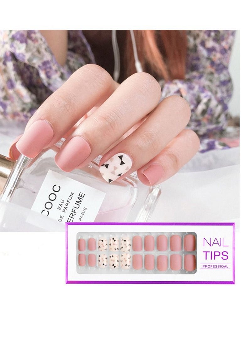 BLOOMING TIME False Nails Artificial Full Cover Tips Kit for Art Salon DIY  - Image 1