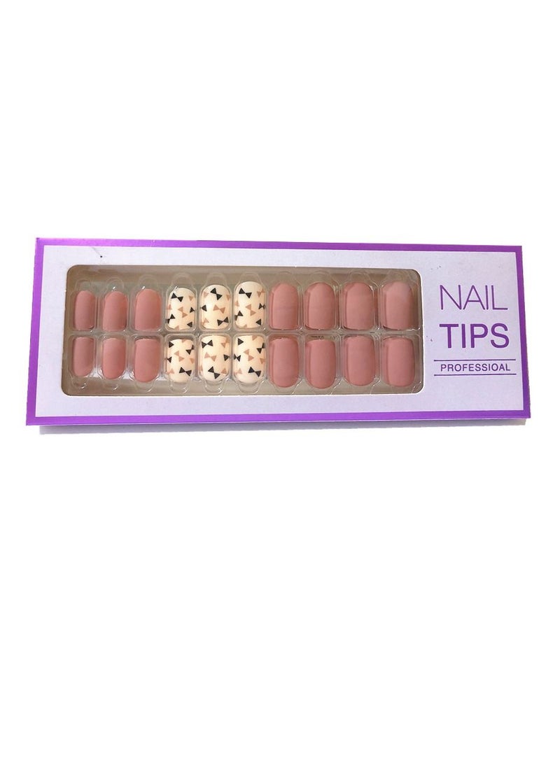 BLOOMING TIME False Nails Artificial Full Cover Tips Kit for Art Salon DIY  - Image 2
