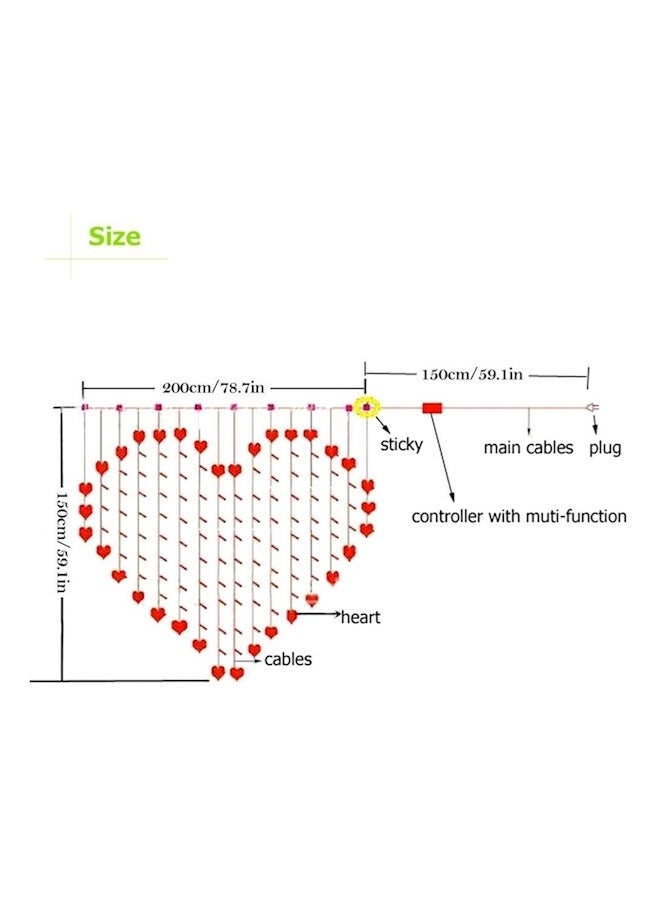 Loquat LED Light string Red - Image 1