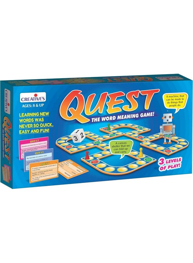 Creative's Creative’s Quest | The Word Meaning Game| Learning New Words for Kids| Vocabulary Building Game| Develop Language Skills for Kids| Learning Board Game | Children Practice English Words| Ages 8 & Up - Image 1
