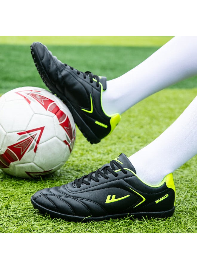 Pull Back Huili Soccer Shoes With Molded Studs Tf Sole, Football Training Shoes For Adults And Students, Universal Size 0305, Black Molded Studs, Size 39 - Image 4