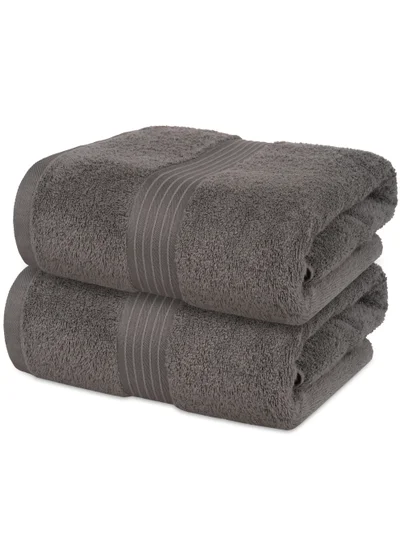 Bliss Casa Bliss Casa 2-Piece 100% Combed Cotton Bath Sheets - 550 GSM Large Bath Towels Quick Dry Highly Absorbent - Thick Soft Hotel Quality Bathroom Towels for Bath and Spa 35x70 Inch