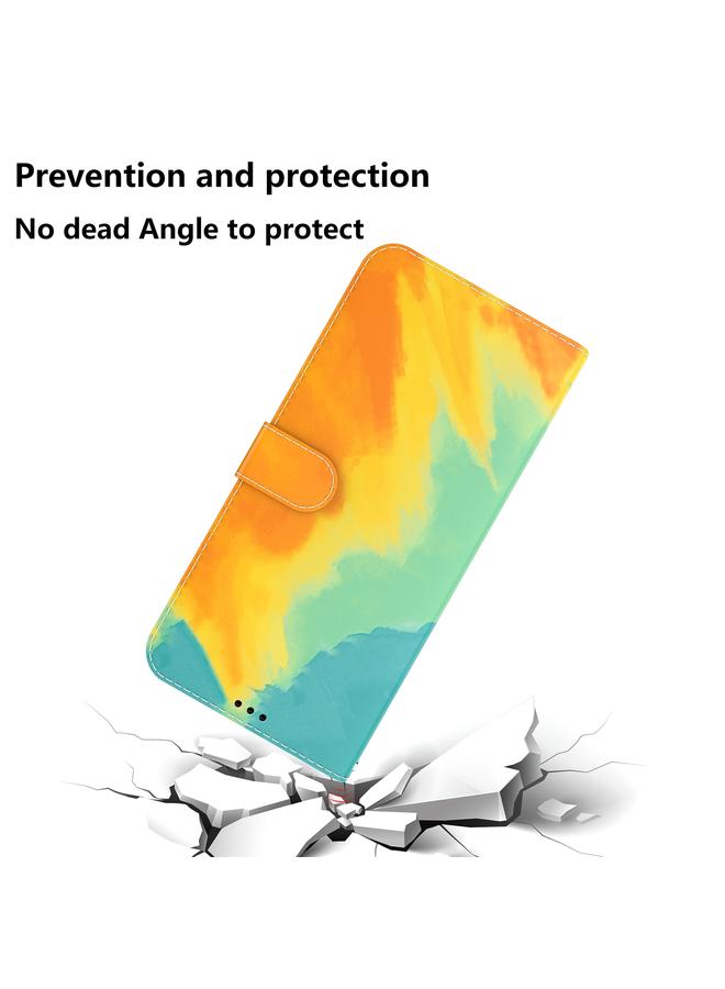 Zaboon Case For Infinix Zero X Neo / X6810 Watercolor Pattern Flip Leather Phone Case - Image 4