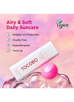 Tocobo Vita Tone Up Sun Cream 50ml, SPF50+ PA++++, Reliable UV Protection, Cruelty Free, Hypoallergenic  - Image 2