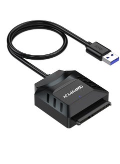 Excefore SATA to USB Adapter, USB 3.0 Hard Drive to USB Adapter for 2.5 Inch HDD/SSD, USB to Sata Adapter, External Hard Drive Reader, (No Power Supply)  - Image 1