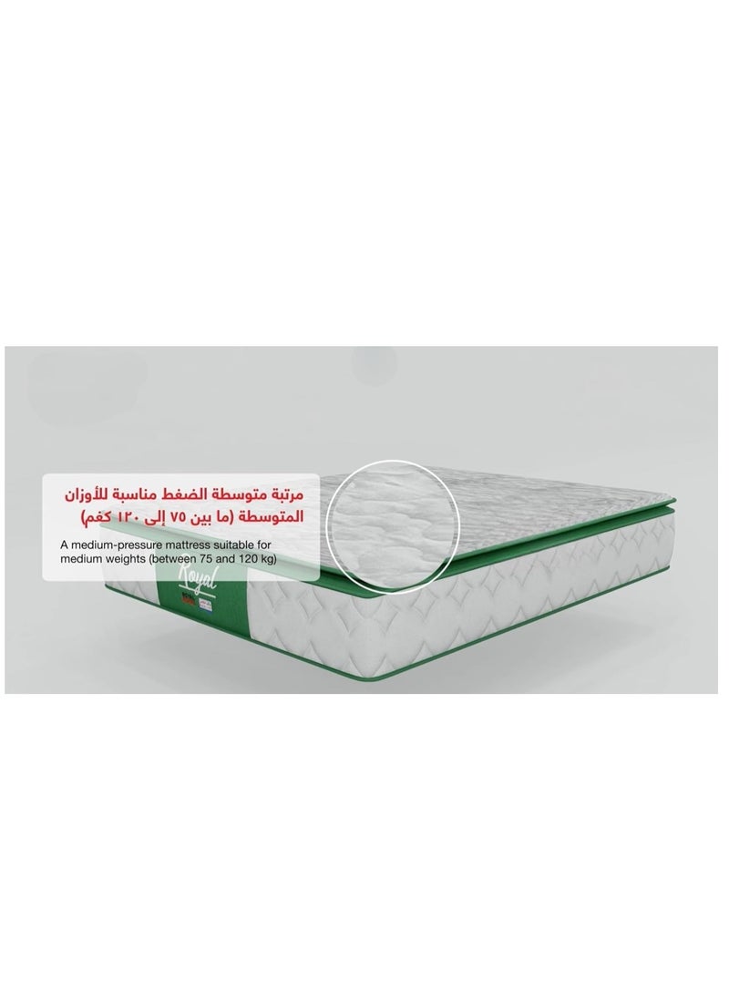 باك كير - مرتبة باك كير مصممة بعناية فائقة مع اختيار طبقاتها لتوفير الدعم والراحة المثلى للجسم بالكامل، مع تركيز خاص على دعم العمود الفقري. تعتبر هذه المرتبة ذات الضغط المتوسط مثالية للأوزان المتوسطة التي تتراوح بين 75 إلى 120 كغم.تتميز المرتبة بقماش خارجي ناعم من الفالفت، مما يوفر شعورًا بالراحة والرفاهية المطلقة. كما تحتوي على طبقة فوم RF6-MIX عالي الكثافة بارتفاع 20 سم، مما يضمن دعمًا كاملاً للعمود الفقري.لراحة أكبر في الشحن والحمل والتخزين، تم لف المرتبة على شكل رول باستخدام أحدث أجهزة الضغط والتغليف 200x180x31 سم . - Image 1