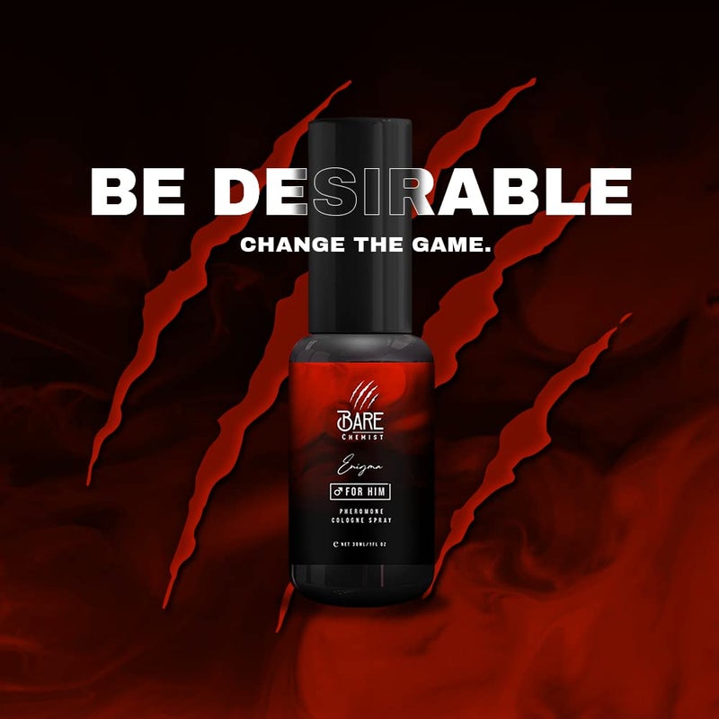 Bare Chemist Enigma Pheromone Cologne for Him - [Attraction Formula] Pheromone Cologne for Men 1oz. - Lavender, Sage, Wood - Image 3