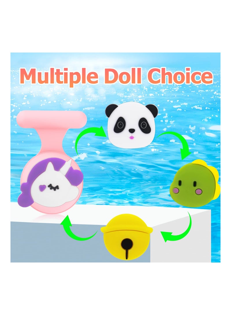 SYOSI AirTag Holder for Kids, Hidden Case for Apple Air Tag Brooch Pin Portable Than Bracelet, Necklace, Watch Band, Wristband Tags Accessories for Boys Girls (4 models) - Image 3