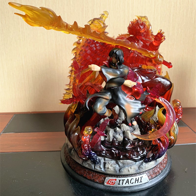 Naruto Shippuden Susanoo Kakashi Sasuke Itachi GK Statue Set - Image 3