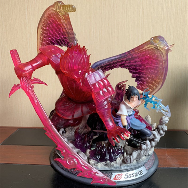 Naruto Shippuden Susanoo Kakashi Sasuke Itachi GK Statue Set - Image 2