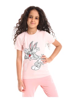 DIADORA Girls Cotton Printed T-Shirt  - Image 1