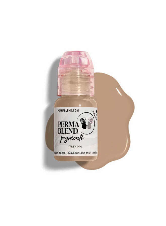 Perma Blend Areola Pigment – Perma Blend (Mandy Sauler) Yes Cool 15ml | Professional SPMU Areola Tattoo Ink for Nipple Restoration, Areola Reconstruction & Medical Tattooing | Vegan, Natural-Looking Color | SKU: PBMAYC1/2 - Image 1