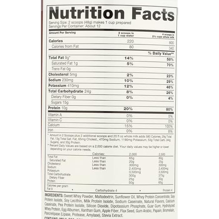 NATURADE Sugar Free Weight Gain Powder, 20.3 OZ - Image 4