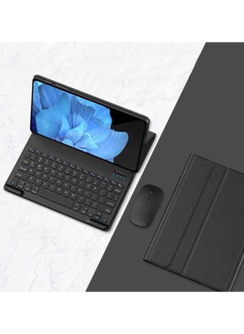 Arabic and English keyboard cases are compatible with the Honor Pad X8 10.1-inch, ultra-thin protective case with a detachable wireless Bluetooth keyboard and mouse