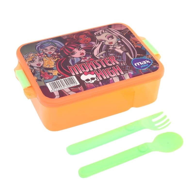 Mini Raw Plastic Multicolored Graphics Easy Clean - Orange - 56/YasRam