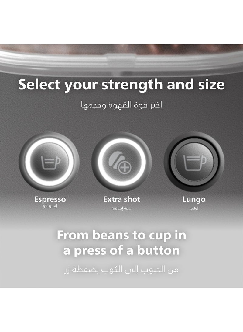 Philips Baristina Semi-Automatic Espresso Machine - Noon Exclusive, Black - BAR300/60  Noon Exclusive 1.2 L 1550 W BAR300/60 black - Image 4